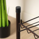 Полка для обуви, мет-л, 4 секц, 46х28х70 см, медный антик, Nika, ЭТ2/А