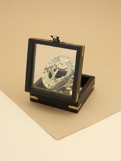 Nautical Морской компас в деревянном футляре