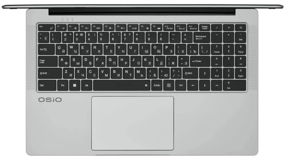 Ноутбук  OSIO FocusLine F160a-008 16.1 ", Ryzen 7, 16 Гб RAM, 512 Гб SSD, Radeon Graphics, Серый