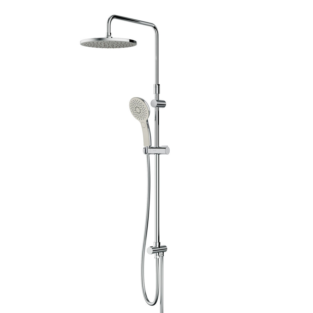 F0750A100 Inspire V2.0 душ.система, набор: верхн.душ d 250 мм, ручн.душ 3 ф-ции d 120 мм, переключат
