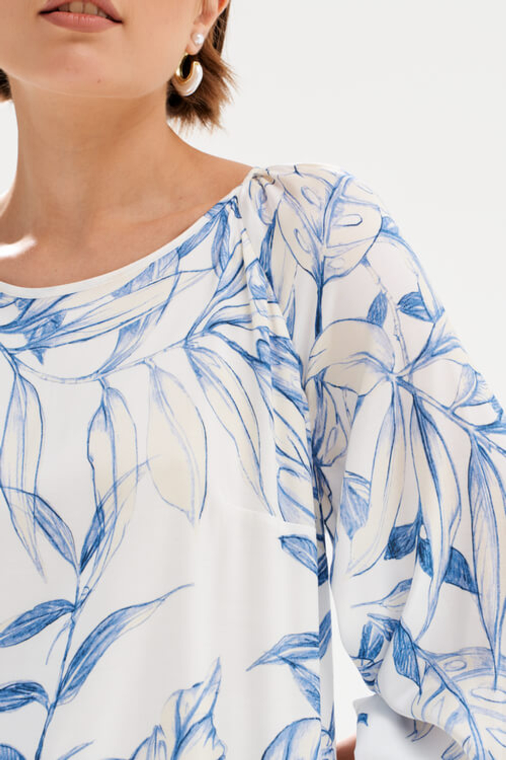 51768 Платье женское (синий принт)