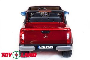 Детский электромобиль Toyland Mersedes-Benz X-Class красный краска