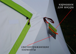 Утепленная зимняя палатка Лотос куб 3 Классик Термо