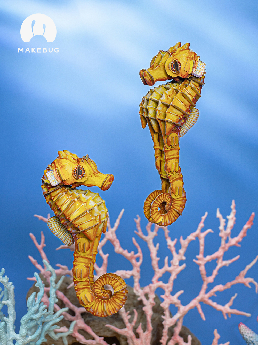 Картонный 3D пазл конструктор Makebug Bring Nature Home
