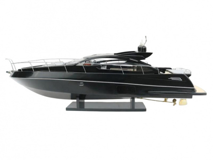 CM0083PB-90 Яхта "Sunseeker Predator 64 black" 91*22*32