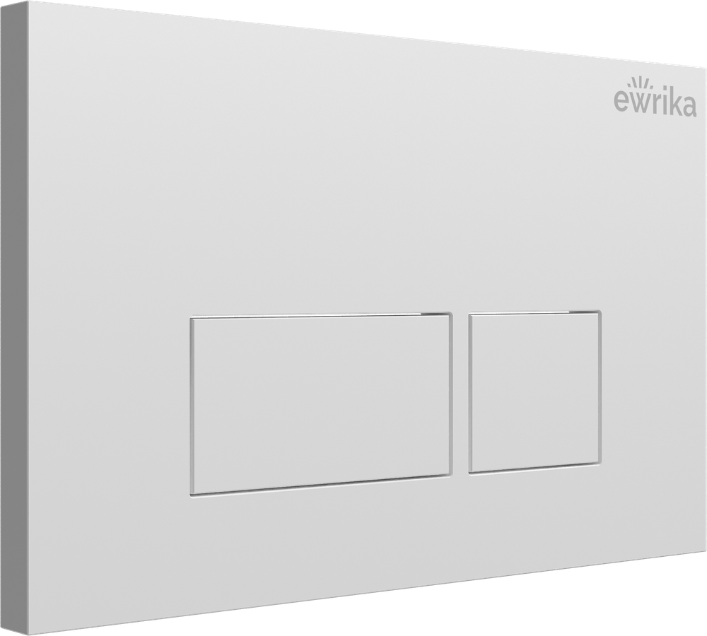 Кнопка смыва для унитаза EWRIKA 0042 пластик, цвет белый