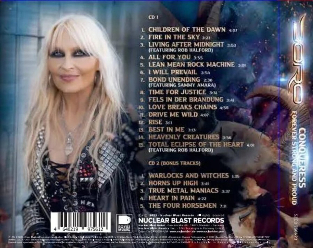 Doro / Conqueress - Forever Strong And Proud (RU)(2CD)