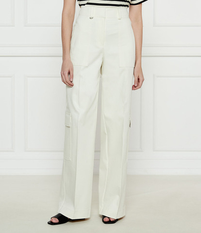 Брюки карго Teneria BOSS BLACK - экрю(50533234)