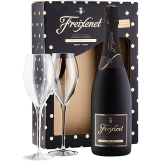 Игристое вино Freixenet Cordon Negro Magic Moment 0,75 л. + 2 Glass