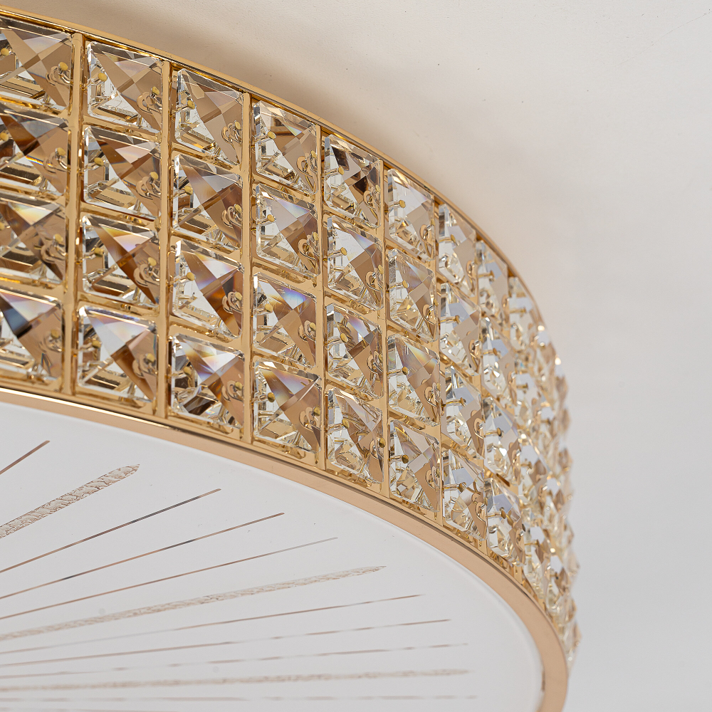 Citilux Портал CL324102 Люстра хрустальная Золото