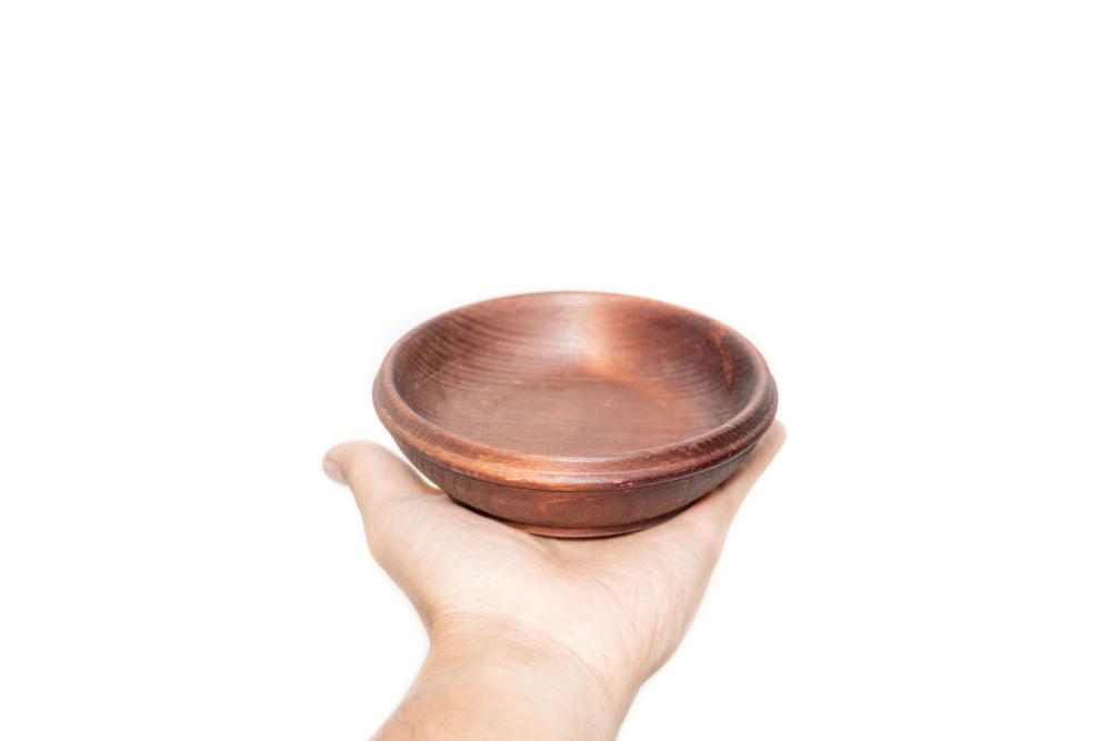 Деревянная тарелочка Art of Siberia из натурального дерева Сибирский Кедр T30