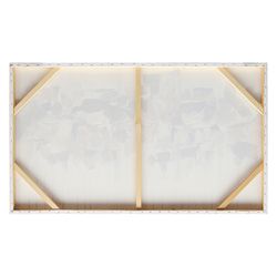 Панно декоративное Fleur, 70х120 см, бежевое