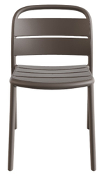 Стул пластиковый Papatya Balat-S, тортора