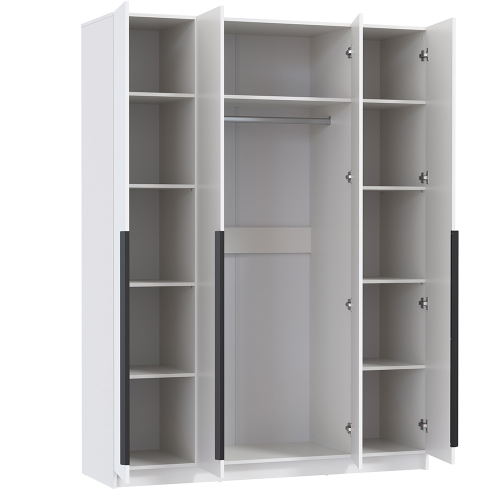 Шкаф для одежды 4-х створчатый Брандо 67.16, Белый