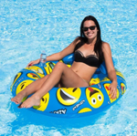 Надувное кресло с подстакан. Emoji Gang Pool