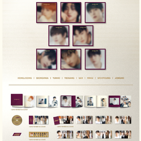 Альбом ATEEZ - GOLDEN HOUR : Part.1 (Digipack ver.)