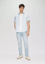 Рубашка с коротким рукавом в клетку и нагрудным карманом s.Oliver