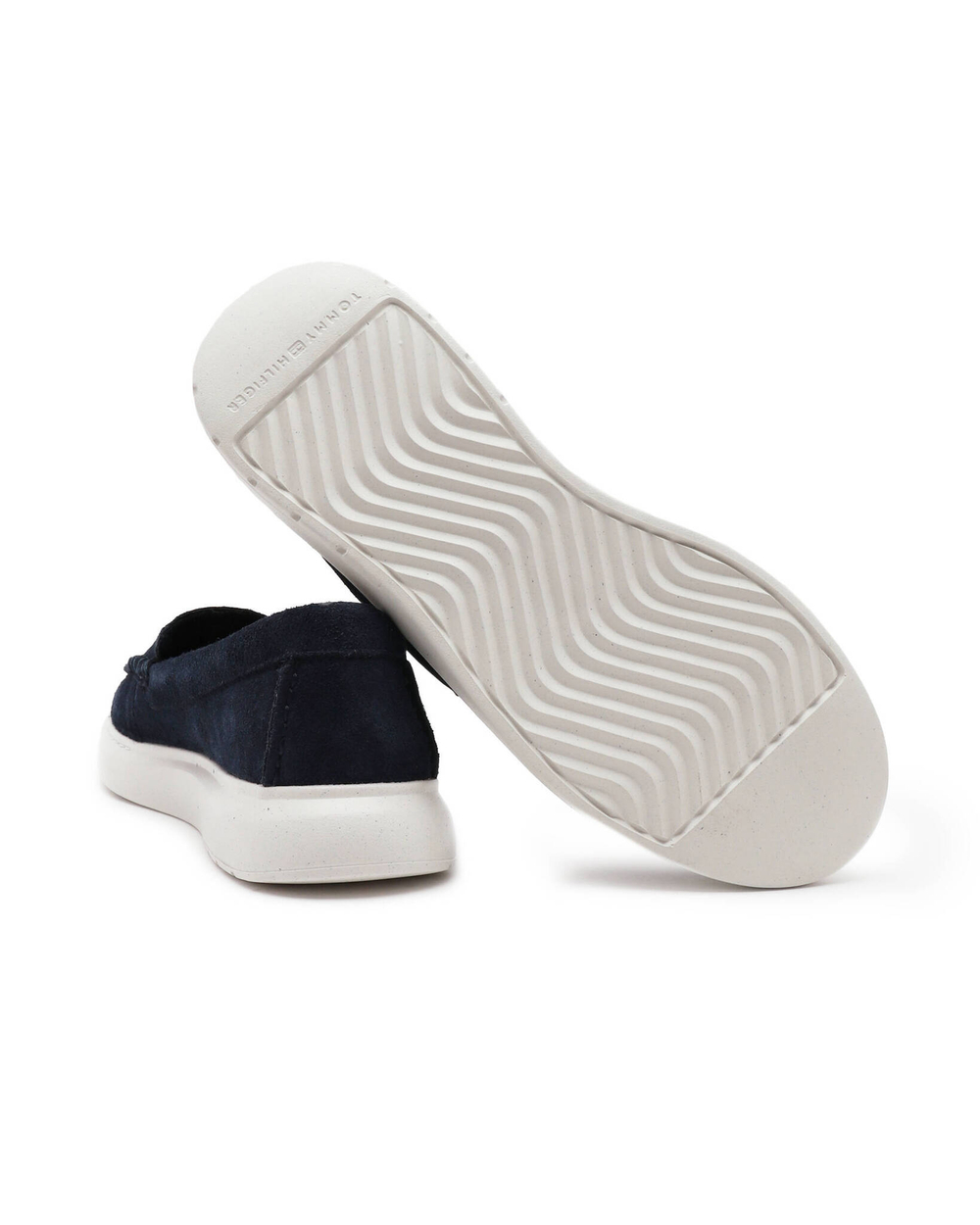 Кожаные мокасины tommy hilfiger hybrid loafer Tommy Hilfiger - темно-синий(FM0FM04440)