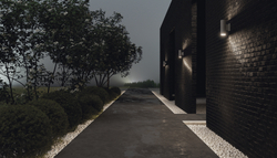 Уличный настенный светильник Outdoor O574WL-02GR