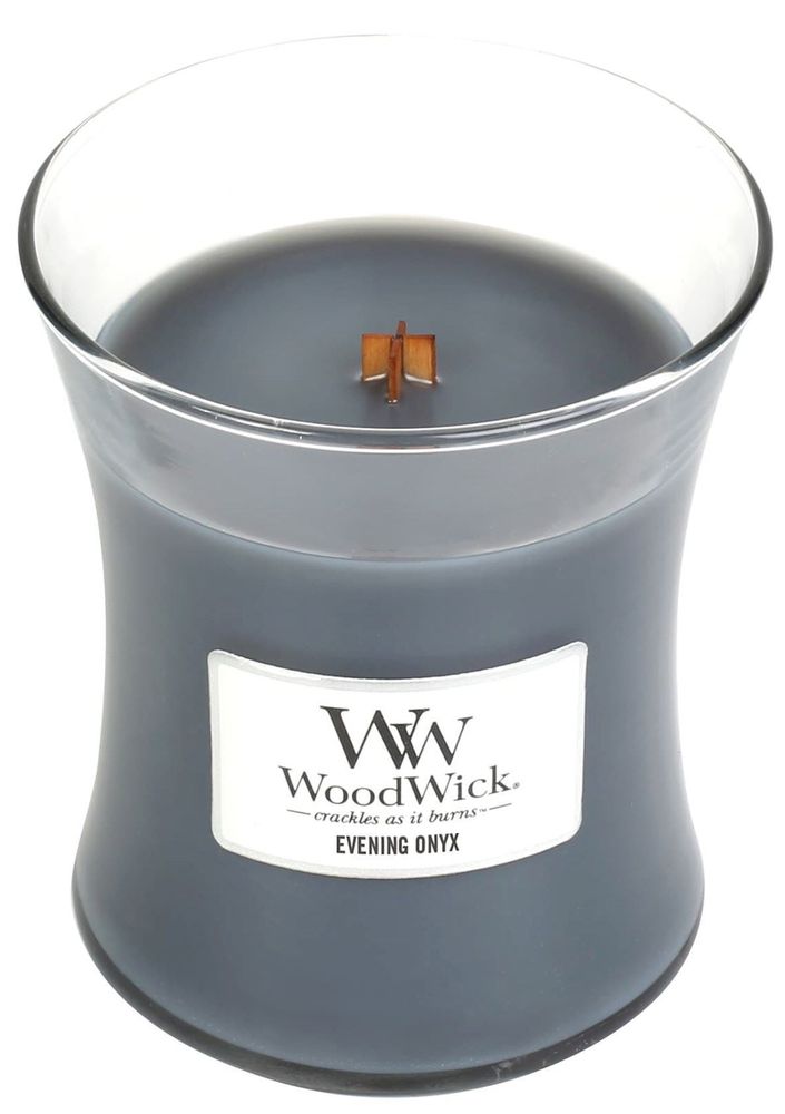 WOODWICK MEDIUM HOURGLASS EVENING ONYX NL CANDLE 275 GR