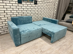 Диван Лофт 2-секции 2000*1650 Plush lagoon