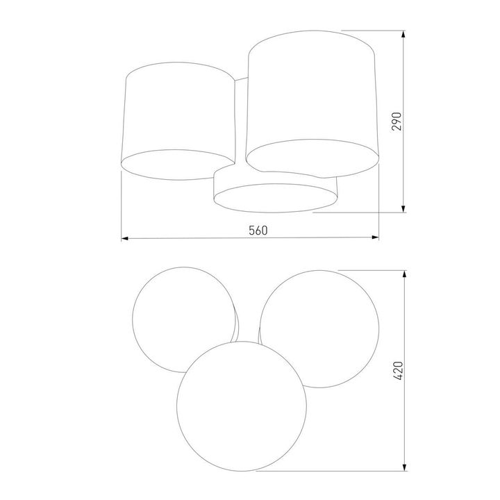 Потолочный светильник TK Lighting 3275 Mona Kids