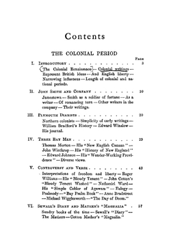 American literature in the colonial and national periods | Lorenzo Sears