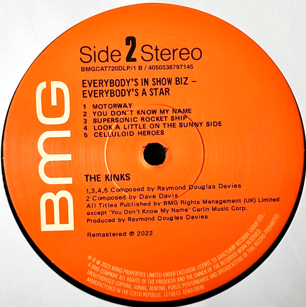 The Kinks / Everybody's In Showbiz – Everybody's A Star (50th Anniversary Edition)(2LP)