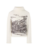 Свитер из вискозы и шерсти (Knitted in Germany)