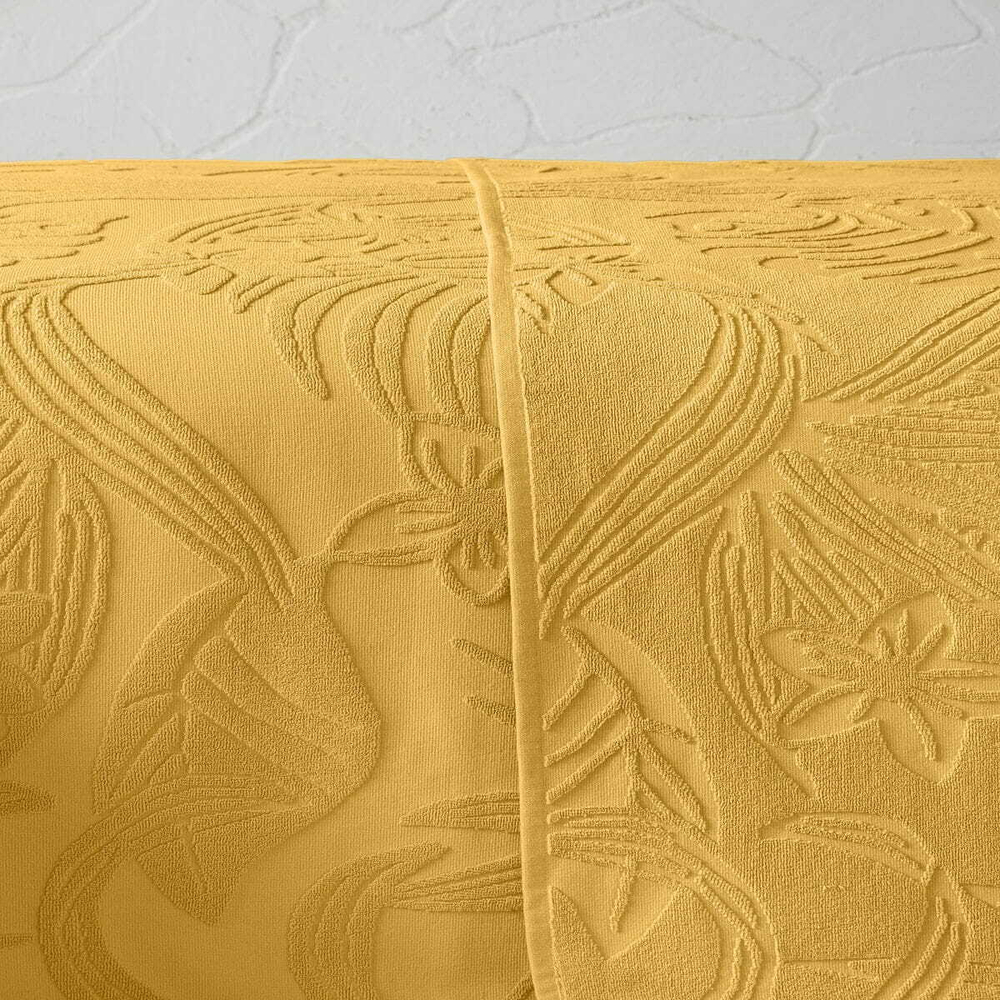 Покрывало 160x220 Arya home Botanical Garden желтый