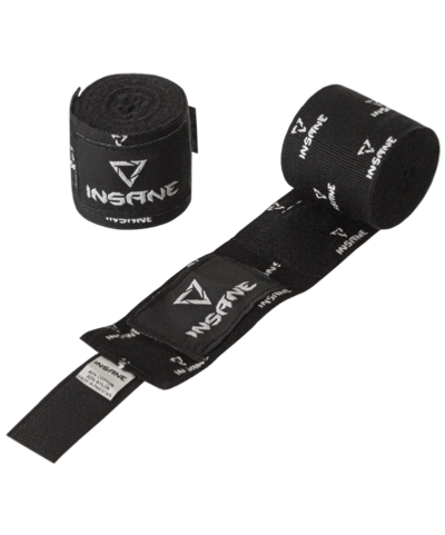 Бинт боксерский PRINT, хлопок/нейлон, черный, 2,5 м