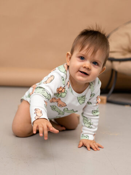 Боди Mjölk Ламантины с длинным рукавом