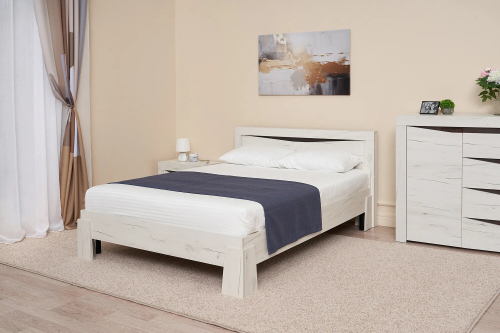 Кровать Монте, спальное место 140х200, лдсп