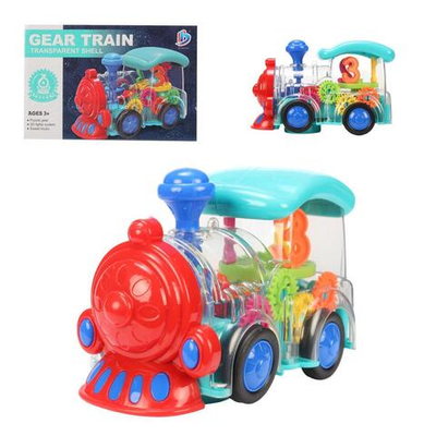 Паровоз на бат. 16см, коробка 8899-155