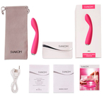 Ярко-розовый G-стимулятор 18см Svakom Iris Clitoral & G-spot Vibrator S-11