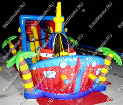 Надувной корабль "Приключения пиратов"