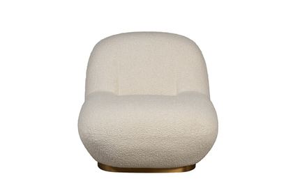 Кресло мягкое 78x87x70.5см Garda Decor кремовое букле