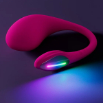 Розовое силиконовое виброяйцо 10см с управлением через приложение Lovense Lush 4 Smart Vibrating Egg Pink
