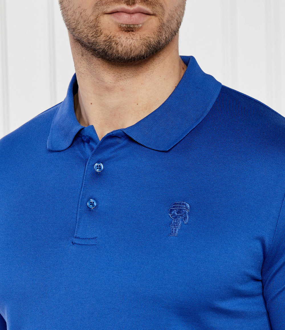 Поло Karl Lagerfeld - голубой(745028 542232)