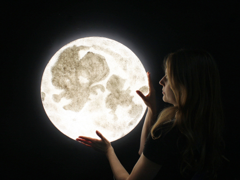 Бра луна 50 см + пульт (теплый/холодный/диммер)