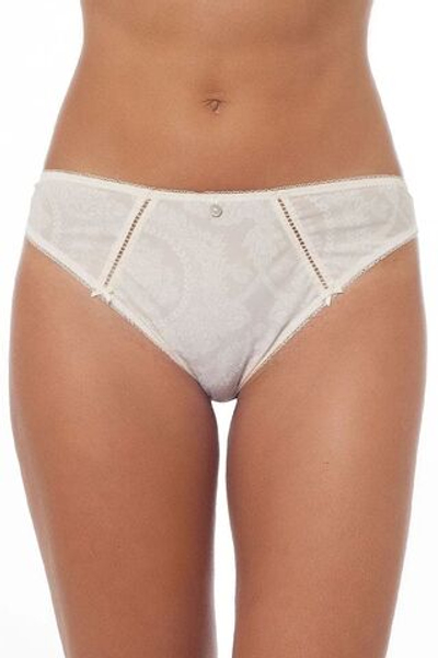Трусы-стринги Lilly Rose с декоративными вставками из кружева (Размер: 48) (Цвет: кремовый)