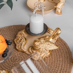 Подсвечник Птичка Айвори