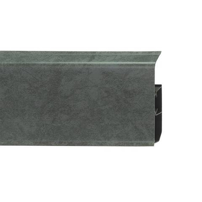 Пластиковый плинтус Royce 80 мм (2200x80x20) 340 Мрамор Темный
