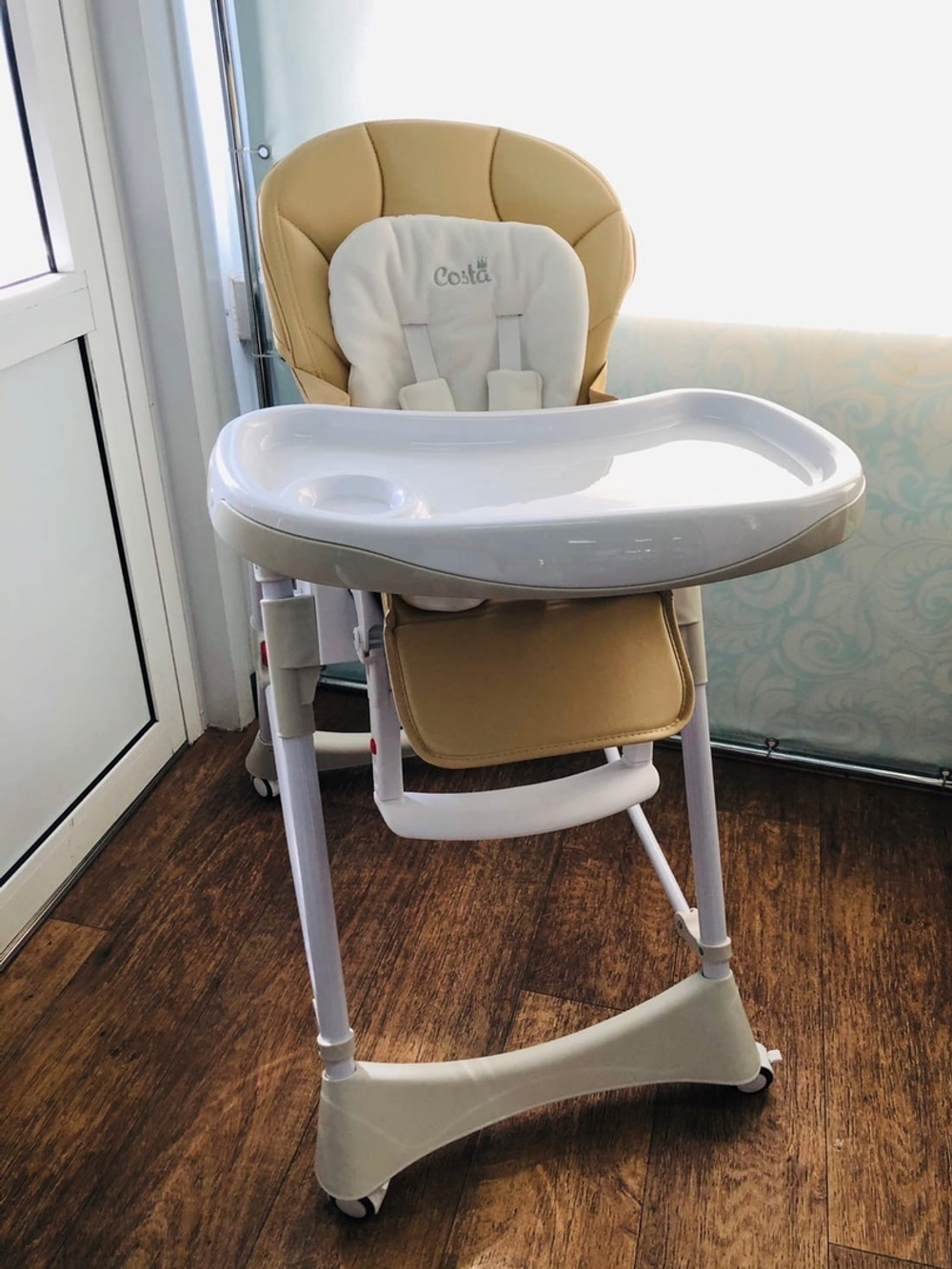 Стульчик для кормления "Farfello Costa Cosy" Бежевый