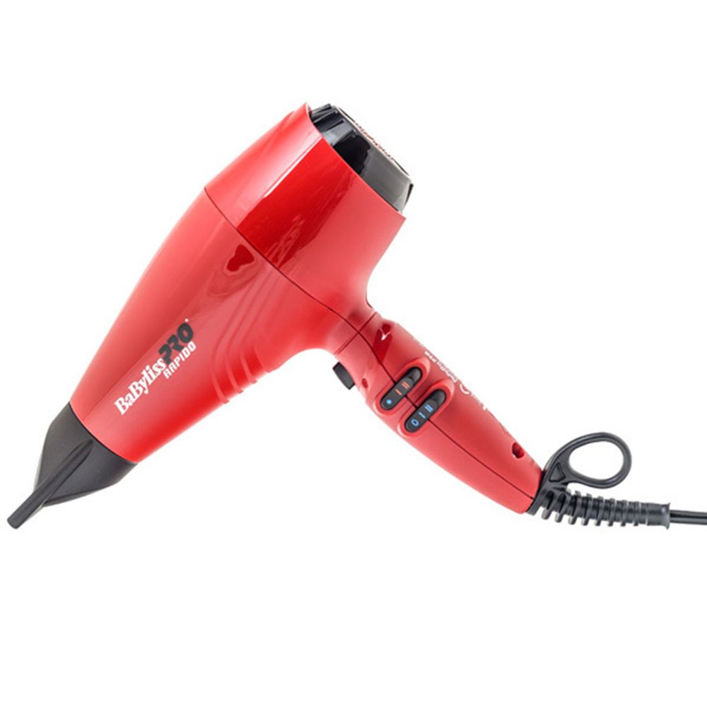 Профессиональный фен BaByliss PRO Rapido Ferrari BAB7000IRE Red - 6