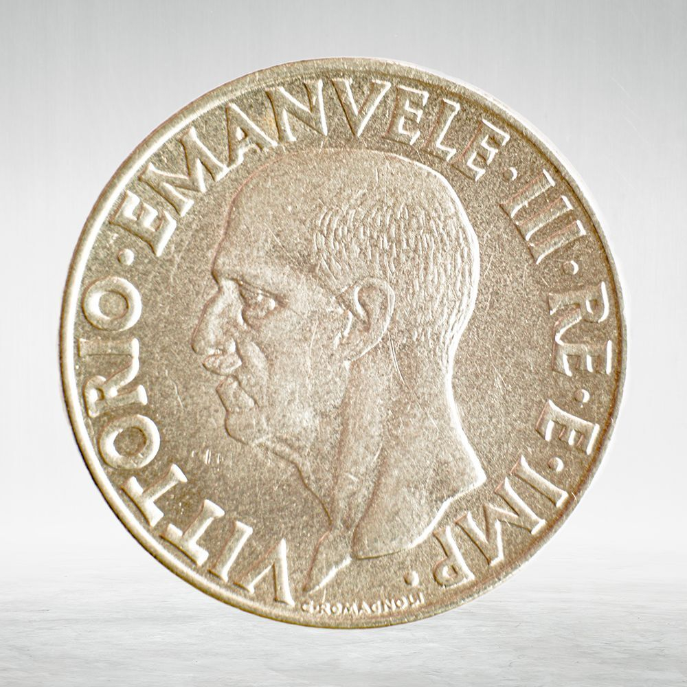 Italy 1 Lira 1939 R "Victor Emmanuel III - Eagle and Fasces", AU