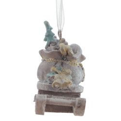 GAEM Изделие декоративное подвесное "Сани", L7 W2,5 H5 см