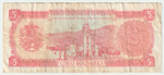 Venezuela, 5 Bolívares, 1989
