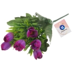 Искусственные цветы «Весеннее вдохновение» Тюльпаны 30см цвет фиолетовый