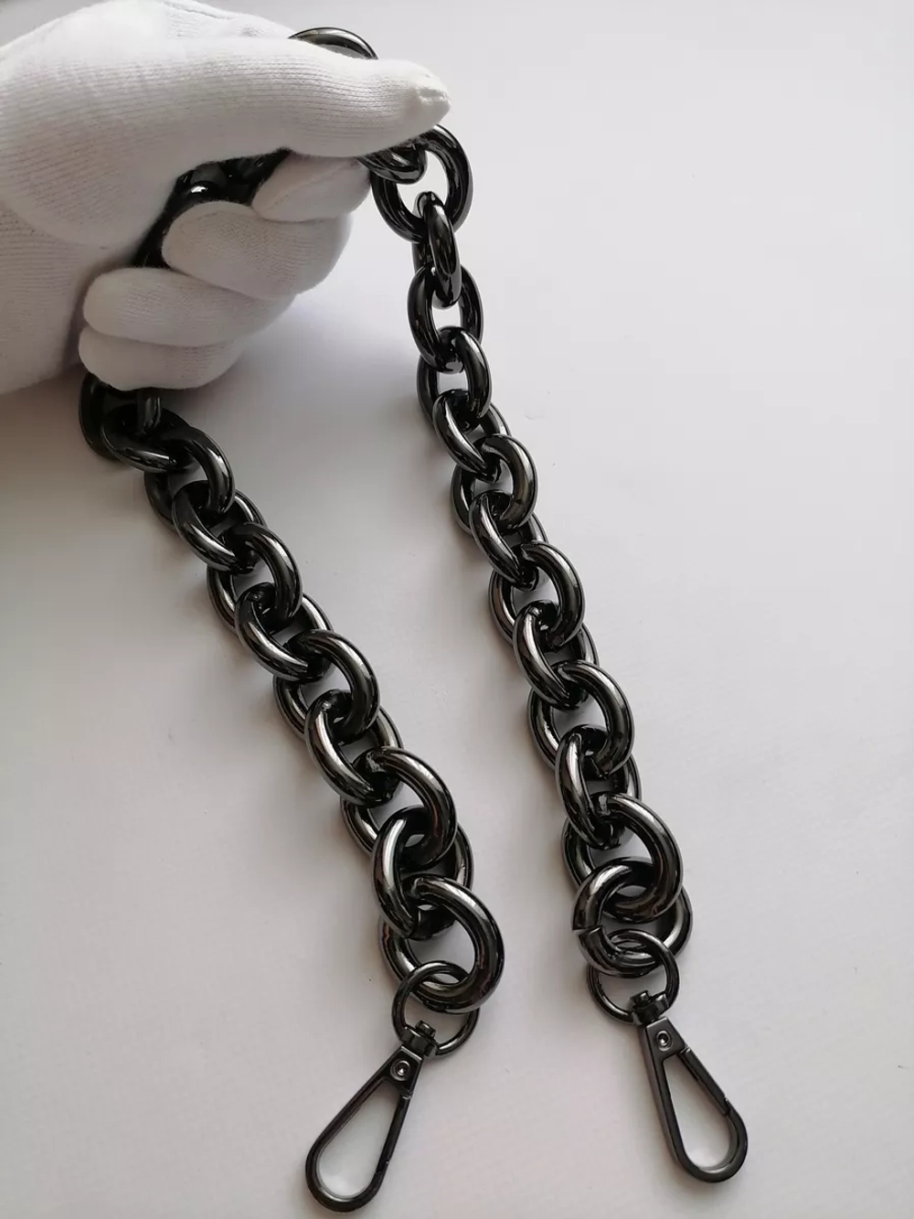 Алюминиевая крупная цепь 23*28 мм 60см